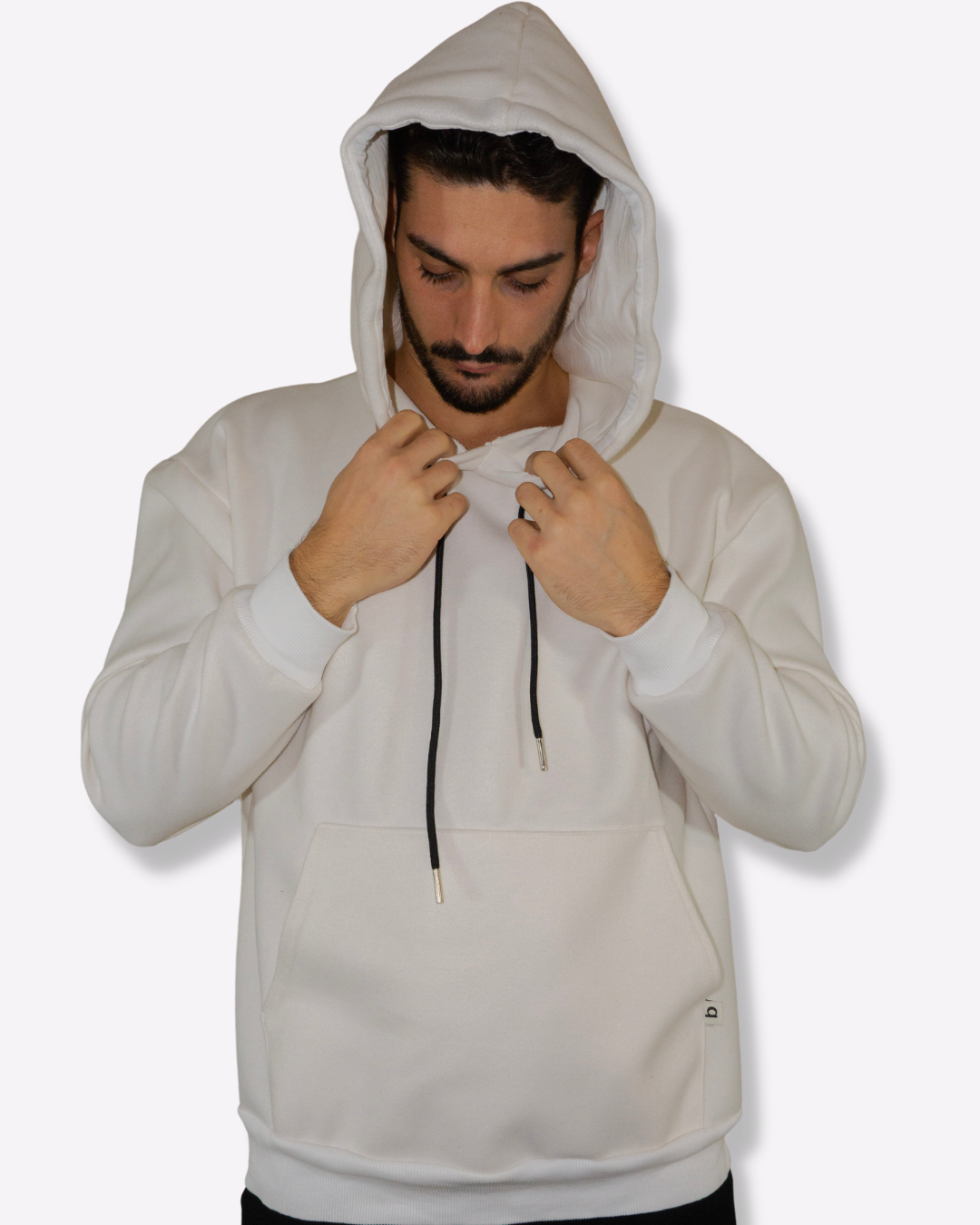 FELPA CON CAPPUCCIO OVER